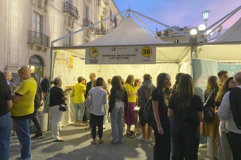 Lo stand del Disum