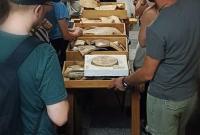 Studenti e ricercatori Unict a lavoro sui reperti