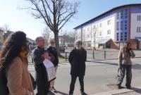 Studenti in visita alla Hufeisensiedlung progetto di Bruno Taut_Benedetto D'Antoni