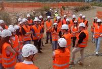 Un momento delle attività didattiche alle Cantine Syraka di Siracusa