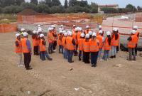 Un momento delle attività didattiche alle Cantine Syraka di Siracusa