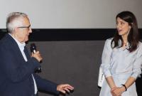 Marco Bellocchio e Barbara Ronchi (foto di Gaia Tripi)