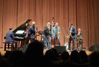 Un momento dell'esibizione di Stefano Di Battista Quartet con Mario Venuti