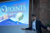 Giorgio Romeo in un momento dei lavori all'Anfiteatro Romano di Catania