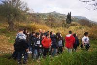 Gli studenti dell'Ic "Giusto Sinopoli" ad Agira con il personale dell'Università di Catania