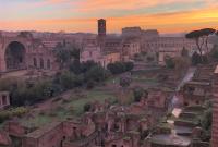 Parco archeologico del Colosseo al tramonto (credit "Parco archeologico del Colosseo")