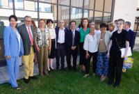 Il rettore Francesco Priolo con i rappresentanti dei partner del progetto