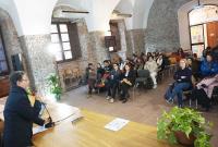 Progetto Oui, un momento dell'intervento del rettore Francesco PrioloProgetto Oui, un momento dell'intervento del rettore Francesco Priolo