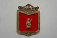 Un'opera esposta al Palazzo dei Chierici