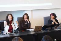 Da sinistra Roberta Scorranese, Maria Rosa De Luca e Stefania Rimini