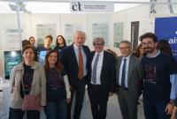 Il rettore Enrico Foti in visita allo stand del Dfa