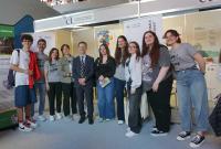 Lo stand del Dipartimento di Fisica e Astronomia