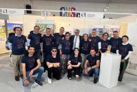 Il rettore Enrico Foti in visita allo stand del Di3A