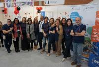 Il rettore Enrico Foti in visita allo stand del Disfor