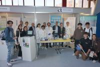 Lo stand del Dipartimento di Scienze chimiche