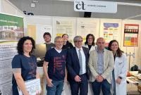 Il rettore Enrico Foti in visita allo stand del Dsc