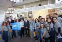 Lo stand del Dipartimento di Scienze politiche e sociali