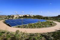 Il tetto verde realizzato al Ghajn National Water Conservation Centre a Rabat, Malta