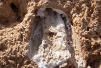 Frammento di zanna di esemplare di Paleoloxodon mnaidriensis (foto Salvo Costanzo)