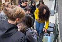 Studenti partecipanti al laboratorio di Geologia
