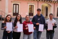 Alcuni allievi premiati