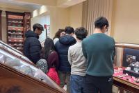 Studenti al Museo di Paleontologia