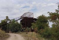 Miniera Trabonella, scheletro del nastro trasportatore