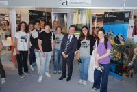 Lo stand dell'Ufficio Riserve naturali