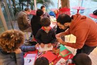 Un momento delle attività di Accendiamo il Natale