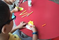 Un momento delle attività alla Città della Scienza