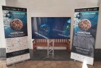 Uno dei corner espositivi del progetto Km3Net