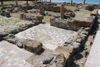 L'area di scavo archeologico nella Villa Romana di Durrueli