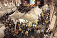 Gli stand di Palazzo Platamone