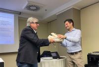 Il rettore Enrico Foti e l'ing. Marco Pianegiani 