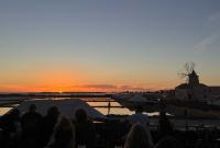 Un momento della visita alle Saline