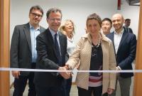 Un momento dell'inaugurazione del del Nano2D2 lab 