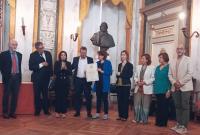 Un momento della premiazione
