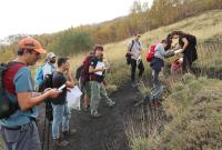 Escursione lungo l'area Citelli-Serracozzo, Etna