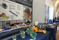 Uno dei corner espositivi del progetto Km3Net