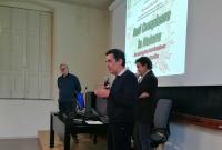 Un momento dell'intervento del prof. Giorgio Sabella