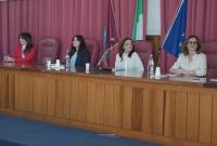 Un momento del panel dedicato alle imprenditrici