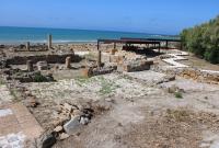 L'area di scavo archeologico nella Villa Romana di Durrueli