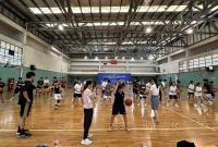 Alcune attività sportive nelle strutture della Fujian Normal University di Fuzhou