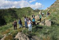 Campionamento lungo l'area del Castello di Calatabiano