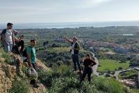 Campionamento lungo l'area del Castello di Calatabiano