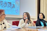 Un momento dell'intervento di Giulia Caruso