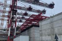 Uno scorcio del cantiere