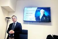 Un momento dell'intervento del prof. Michele Vecchio