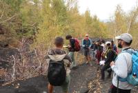 Escursione lungo l'area Citelli-Serracozzo, Etna