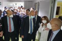 Il ministro Orazio Schillaci visita il reparto di Radiologia